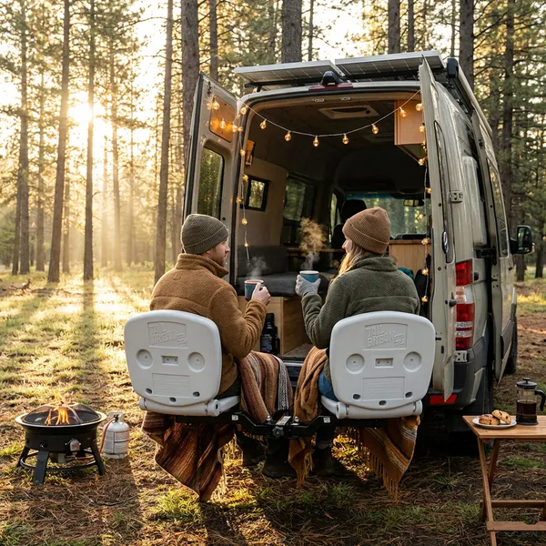 Tailbreaker seating set up for a day outside